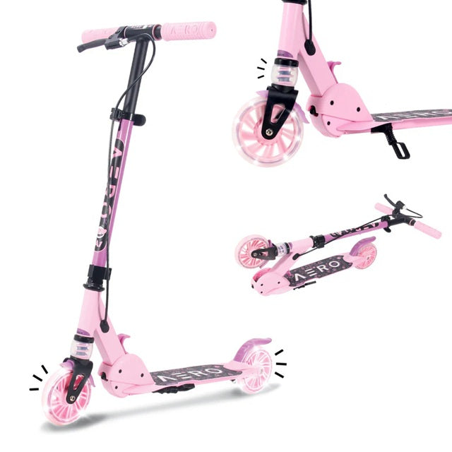 Aero A1 Pink Two-Wheel Scooter (120MM)