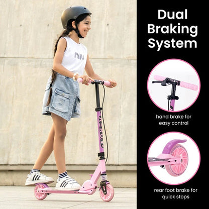 Aero A1 Pink Two-Wheel Scooter (120MM)