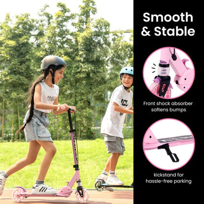 Aero A1 Pink Two-Wheel Scooter (120MM)