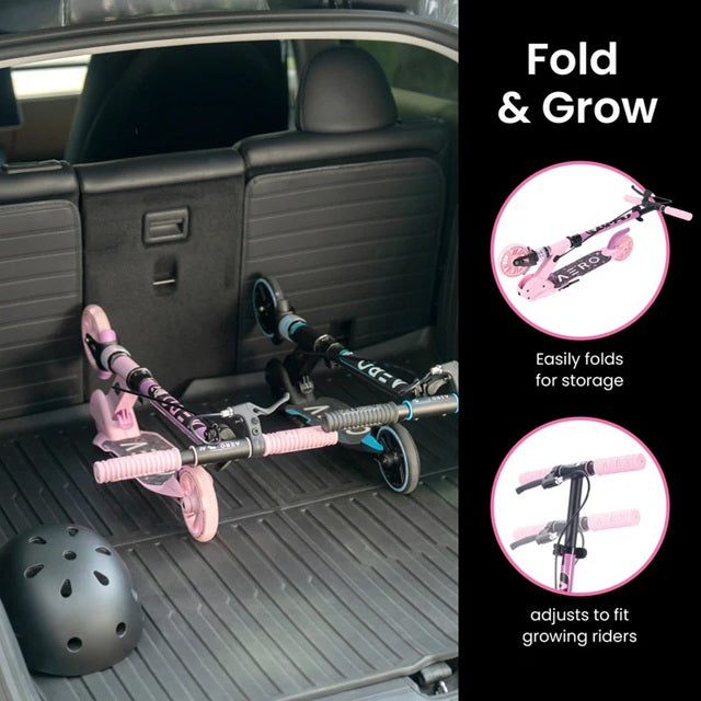 Aero A1 Pink Two-Wheel Scooter (120MM)