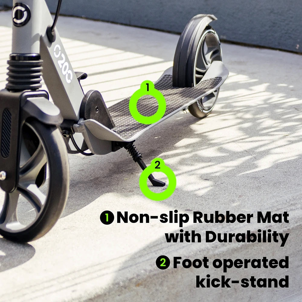 Aero A200 Gray Two Wheel Scooter (200MM)
