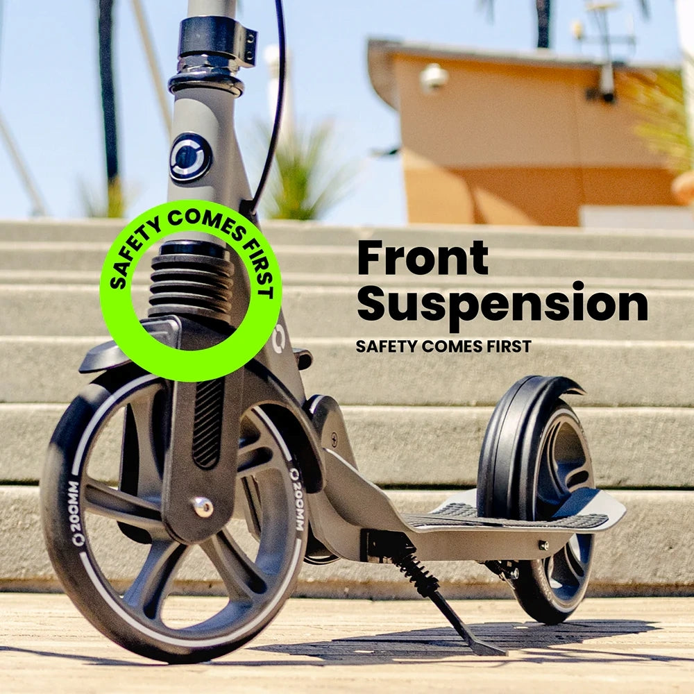 Aero A200 Gray Two Wheel Scooter (200MM)