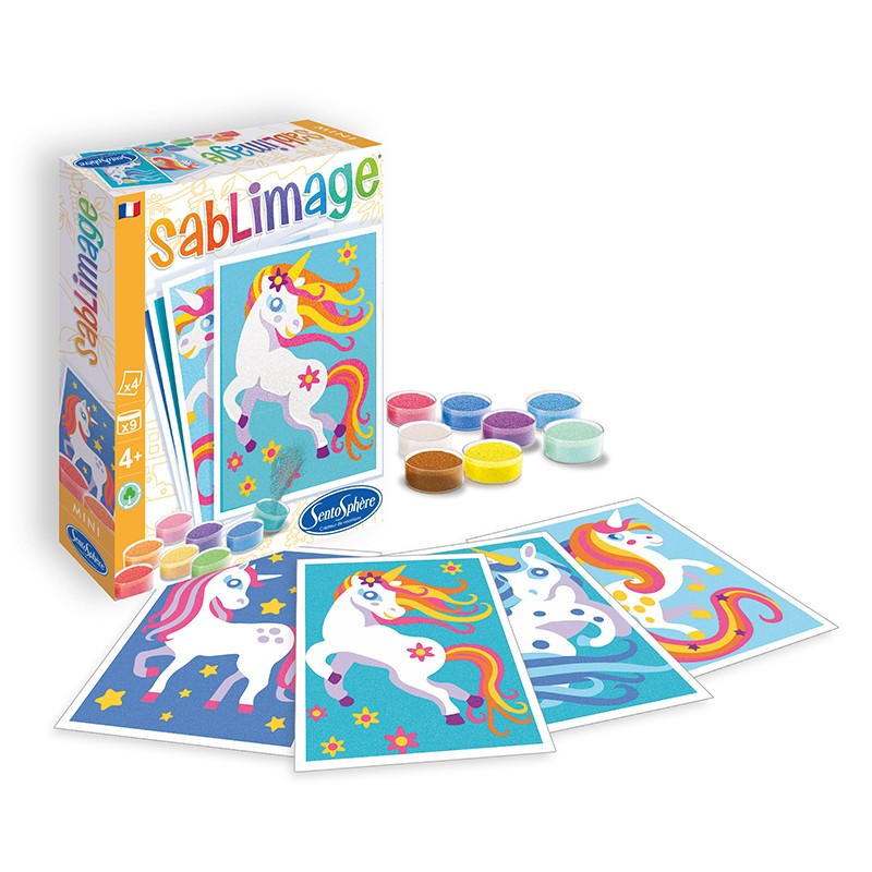 Sentosphere Sablimage Mini Unicornes Painting Set