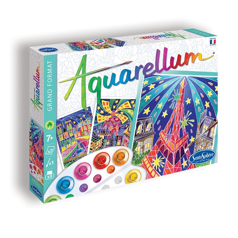 Aquarellum Paris By Night Art Set
