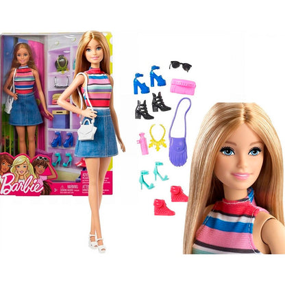 Barbie Fashion Doll with Shoes & Accessories