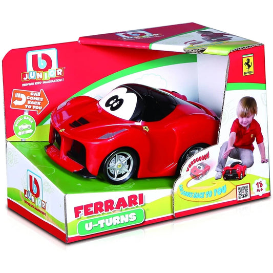 BB Junior Ferrari U-Turns  LaFerrari Toy car with Pull-Back Drive