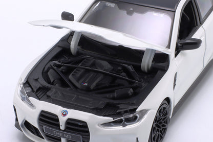 BBURAGO BMW M3 Touring 2023 White 1:24 Model Car