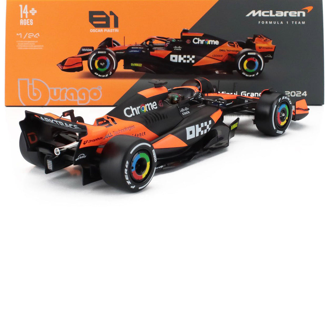 BBURAGO F1 McLaren MCL38 #81 Piastri Hard Case- 1:24