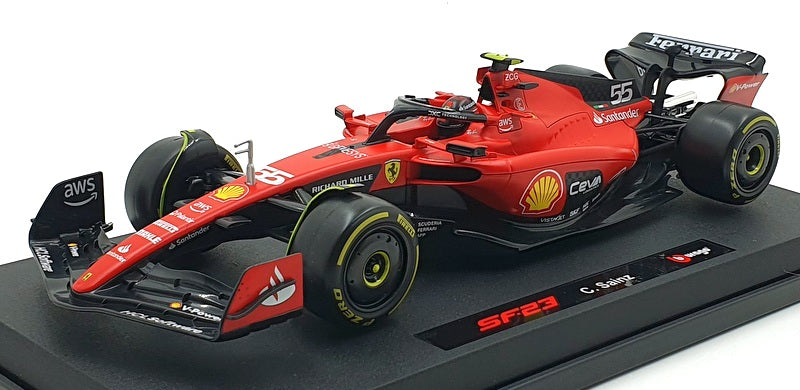 Bburago F1 Ferrari SF-23 2023 C.Sainz #55 - 1:18