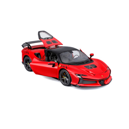 BBURAGO Ferrari SF90 XX Stradale Red 1:24 Diecast Model Car - Wild Willy