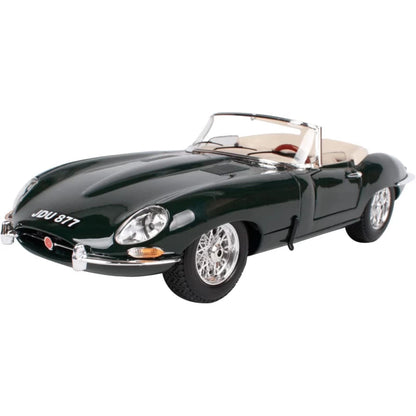 BBURAGO Jaguar E Cabrio 1961 1/18 Diecast Model Car - Wild Willy