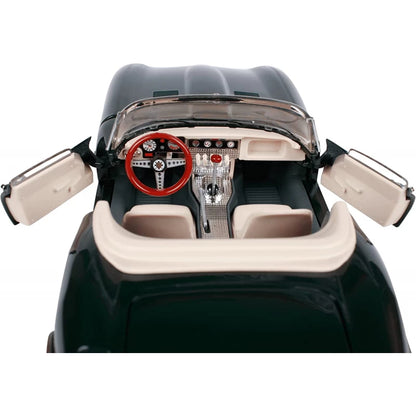 BBURAGO Jaguar E Cabrio 1961 1/18 Diecast Model Car - Wild Willy