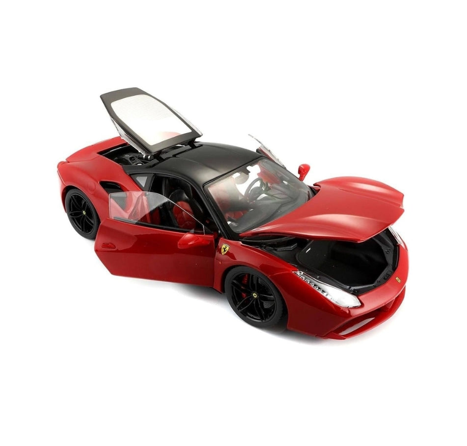 BBURAGO Signature 488 GTB 1:18 Scale Die-Cast Model Car - Wild Willy