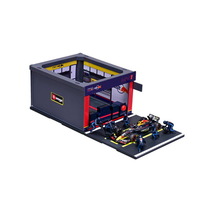 BBurago Red Bull Pit Stop with RB20 #1 Max Verstappen Diecast Model 1:43 F1 2024 - Wild Willy