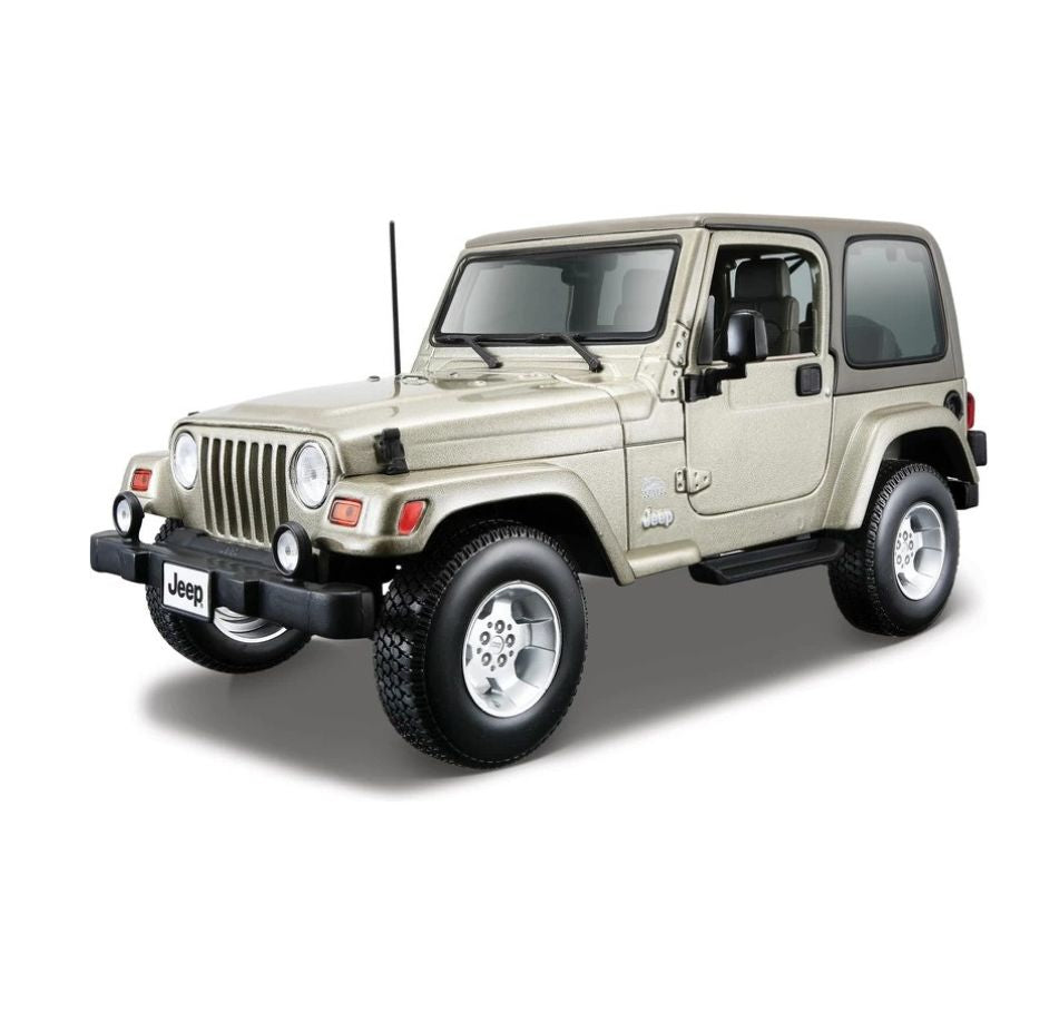 BBURAGO Jeep Wrangler Sahara 1:18 Scale Diecast Model - Wild Willy
