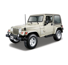 BBURAGO Jeep Wrangler Sahara 1:18 Scale Diecast Model - Wild Willy