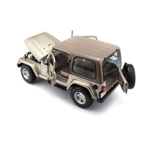 BBURAGO Jeep Wrangler Sahara 1:18 Scale Diecast Model - Wild Willy