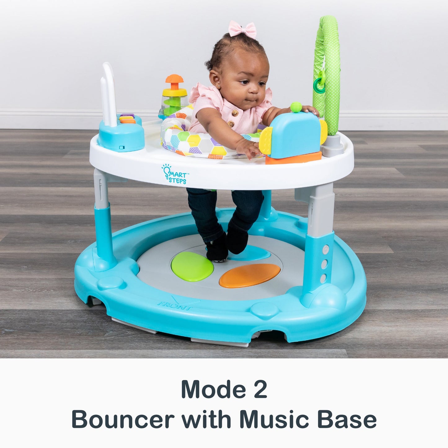 Smart Steps Bounce N Dance 4-in-1 Activity Center Walker - Harmony Fun