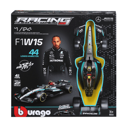 Bburago 1:24 Mercedes-AMG F1 W15 Model Kit - #44 Lewis Hamilton - Wild Willy