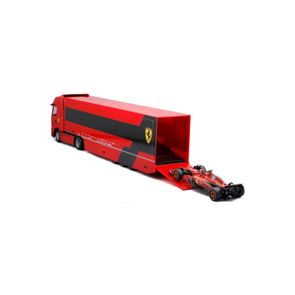 Bburago 1:43 F1 Ferrari with Semi Truck - Wild Willy