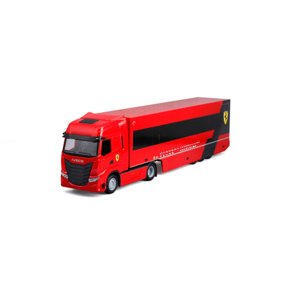 Bburago 1:43 F1 Ferrari with Semi Truck - Wild Willy