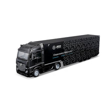 Bburago Mercedes-AMG Semi Truck with Mercedes W15 #63 George Russell – 1:43 Diecast Model - Wild Willy