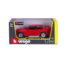 Bburago BMW M3 E30 1988 Red - 1:24
