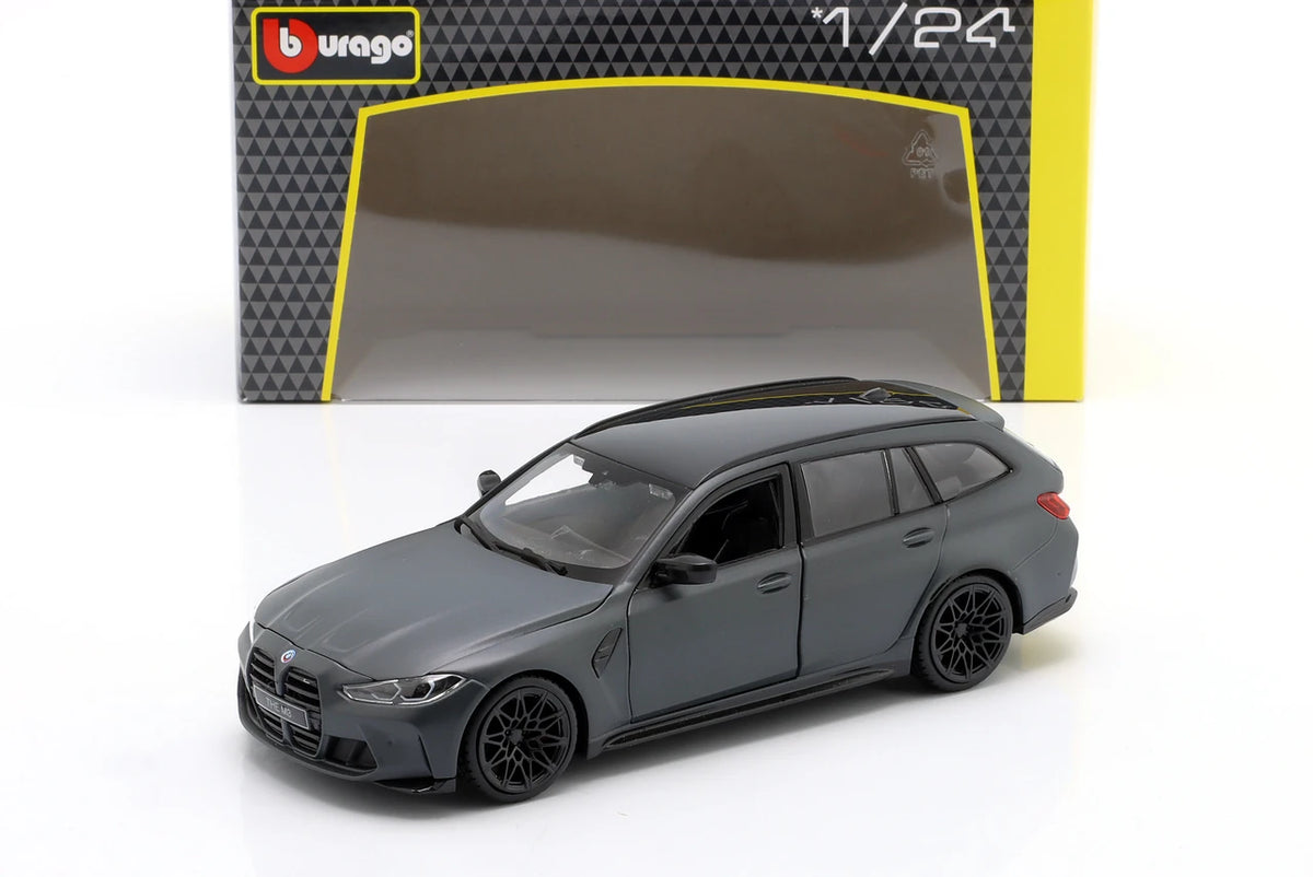 Bburago BMW M3 Touring 2023  Gray 1:24 Scale Die-Cast Model