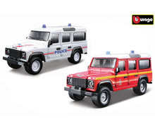Bburago Emergency Land Rover Red