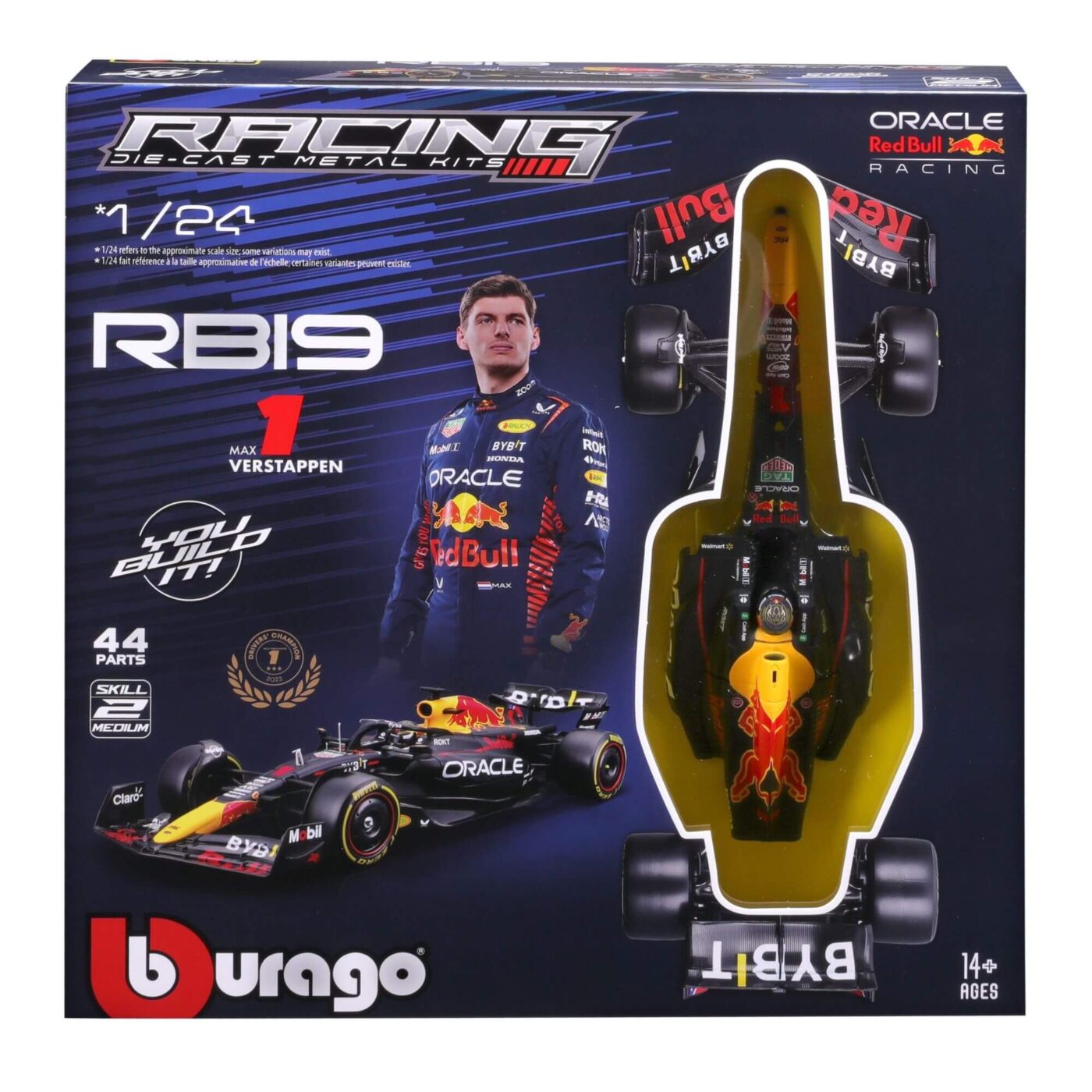 Bburago F1 Oracle Red Bull Racing RB19 1:24 Diecast Assembly Kit - Wild Willy