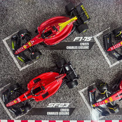 Bburago F1 Ferrari F1-75 & SF-23 Pack of 4 - 1:43