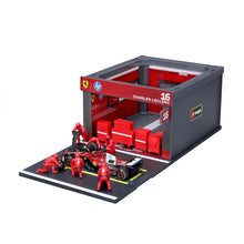 Bburago PIT STOP FERRARI SF-25 #16 Charles LECLERC - Formula 1 Playset Diorama with 1:43 scale SF-25 vehicle - Wild Willy