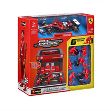 Bburago PIT STOP FERRARI SF-25 #16 Charles LECLERC - Formula 1 Playset Diorama with 1:43 scale SF-25 vehicle - Wild Willy