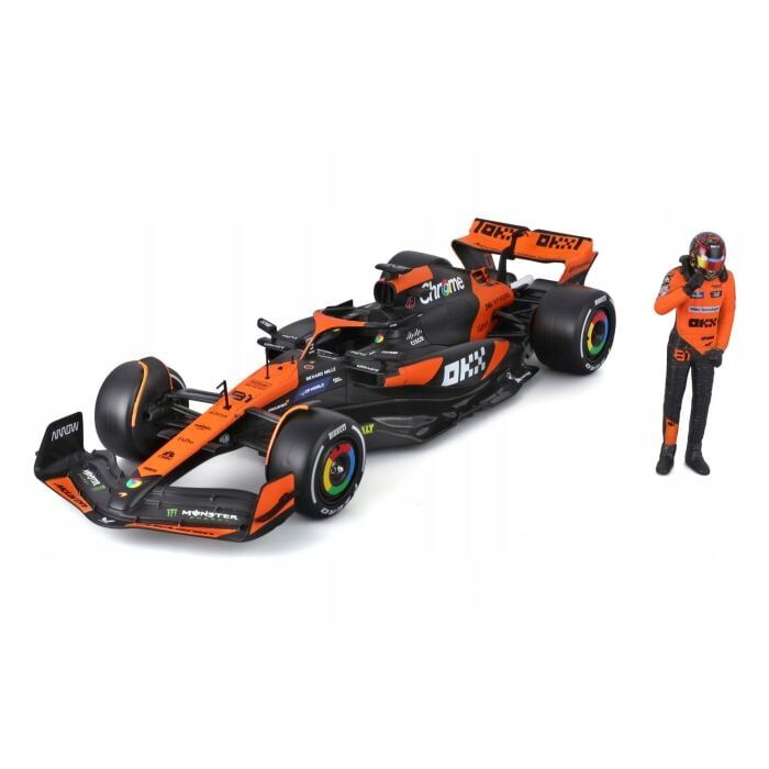 Bburago F1 MCLAREN MCL38 with Piastri Figure - 1:24