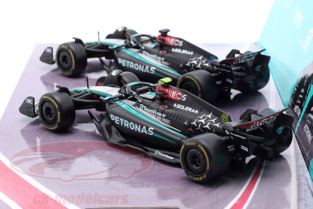 Bburago F1 MERCEDES AMG W16 2025 2 PACK - 1:43 Diecast Model - Wild Willy