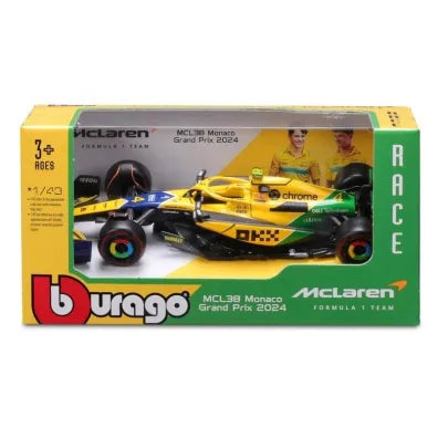 Bburago F1 McLaren MCL38 #4 Monaco GP - 1:43 - Wild Willy