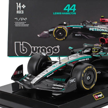 Bburago F1 Mercedes AMG #44 Hamilton W15 - 1:24 Diecast Model Car - Wild Willy