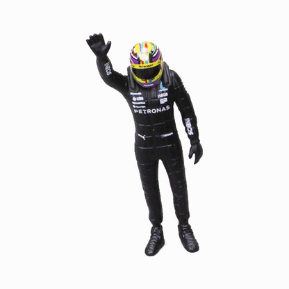 Bburago F1 Mercedes with #44 Hamilton Figure  - 1:24