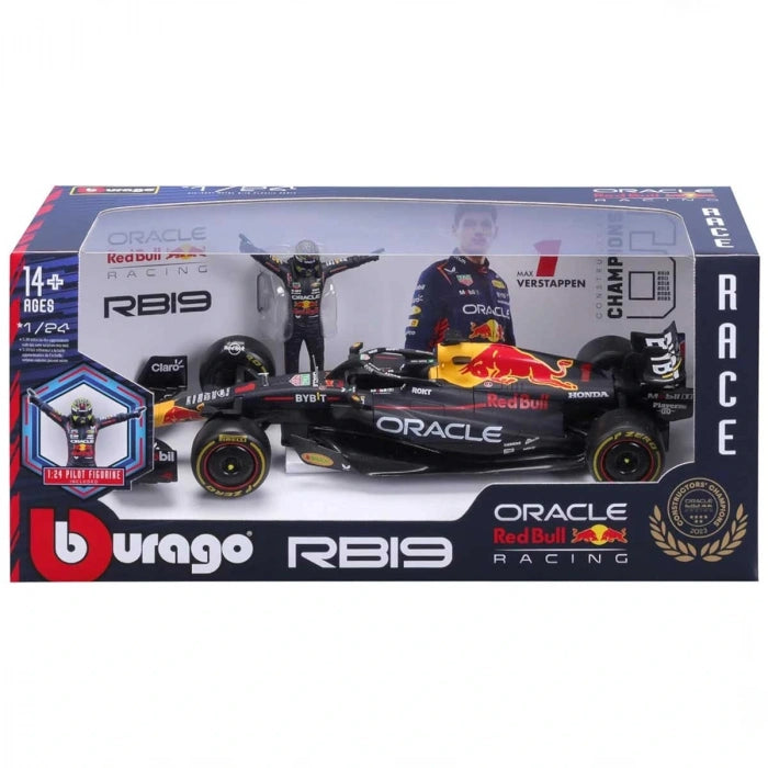 Bburago F1 Oracle Red Bull RB19 with M .Verstappen #11 - 1:24