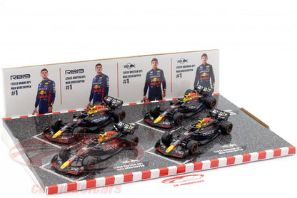 Bburago F1 Red Bull 1:43 Max Verstappen 4-Pack - Wild Willy