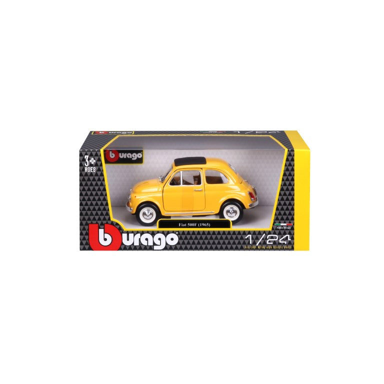 Bburago FIAT 500F1965 Yellow - 1:24