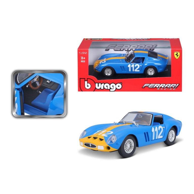 Bburago Ferrari 250 GTO Blue - 1:24