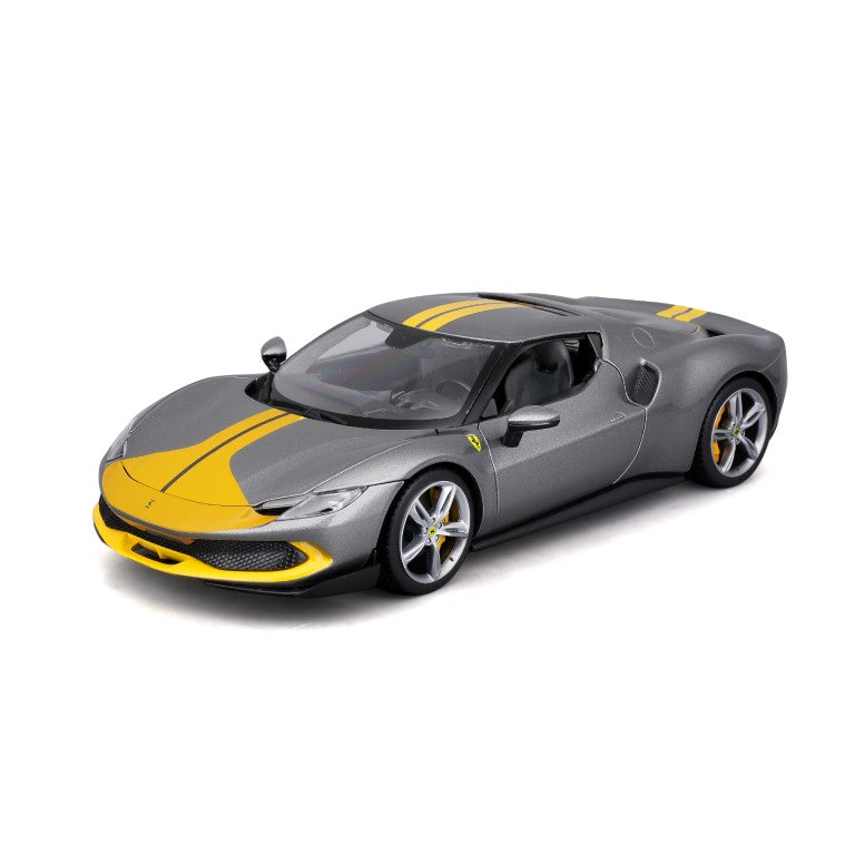 Bburago Ferrari 296 GTB Assetto Fiorano Gray - 1:18