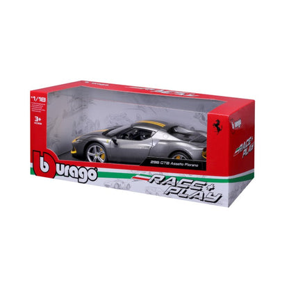 Bburago Ferrari 296 GTB Assetto Fiorano Gray - 1:18