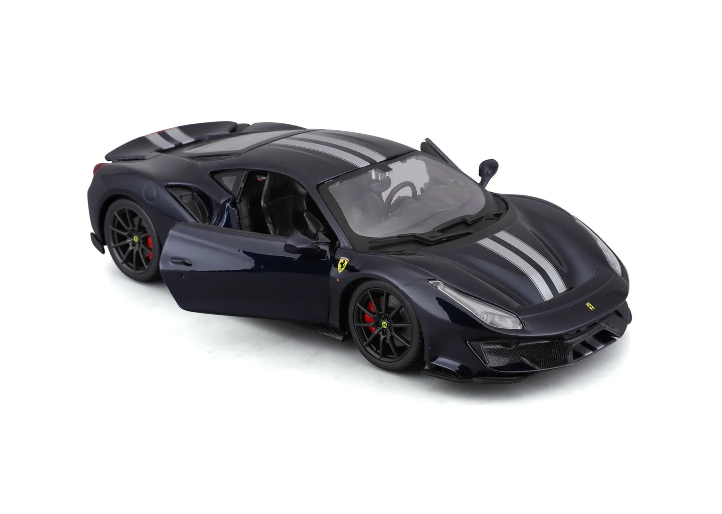 Bburago Ferrari 488 Pista 1:24 Dark Blue