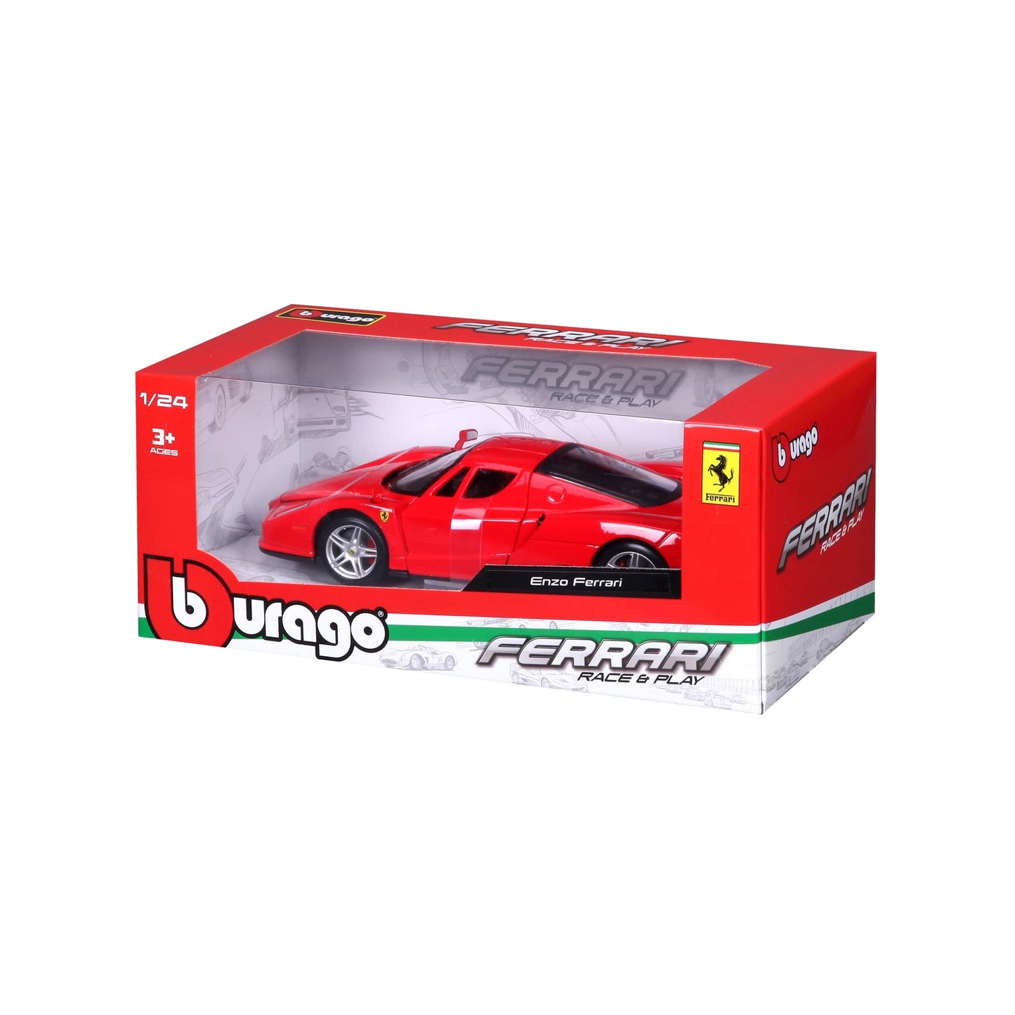 Bburago Ferrari Enzo Red 1:24