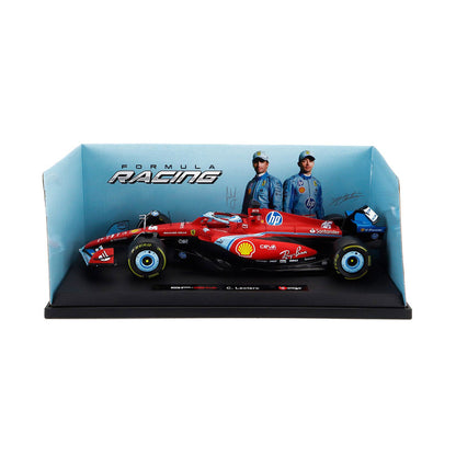 Bburago Ferrari F1 SF-24 Miami GP #16 C. Leclerc - 1:18