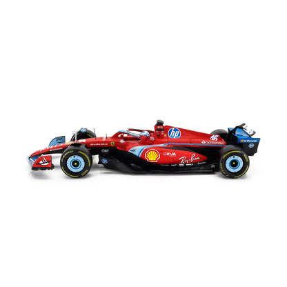 Bburago Ferrari F1 SF-24 Miami GP #16 C. Leclerc - 1:18