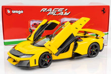 Bburago Ferrari F80 1:18 Diecast Model - Yellow - Wild Willy