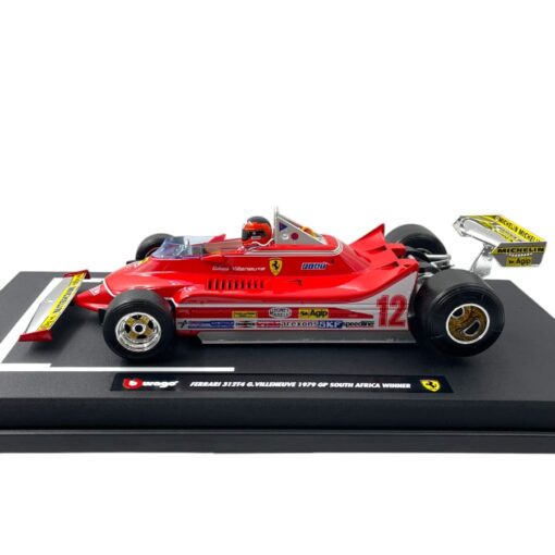 Bburago Ferrari Formula 312 T4 G. Villeneuve #12 Winner South Africa
